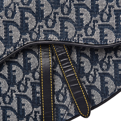 Christian Dior Monogram Saddle Bag Blue 11 of 12