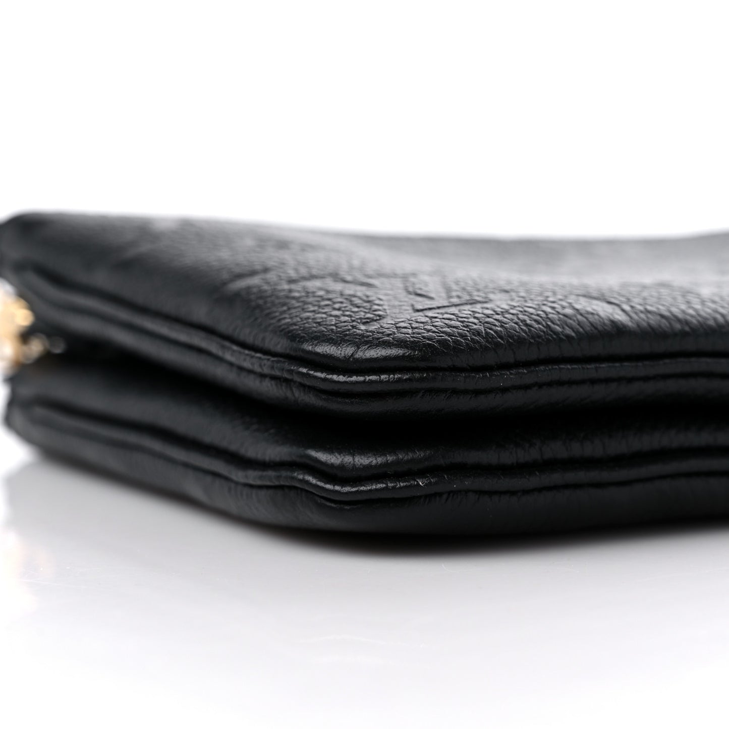 Empreinte Double Zip Pochette Black