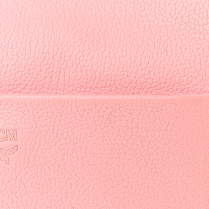 MCM Calfskin Visetos Anni Medium Hobo Bag Soft Pink 10 of 17