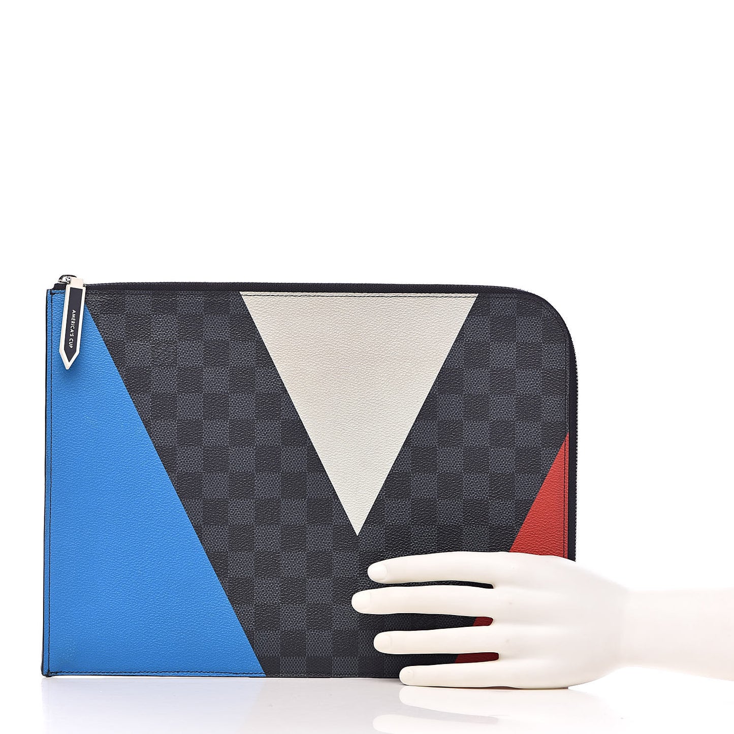 Damier Cobalt America's Cup Regatta Poche Documents Portfolio Case