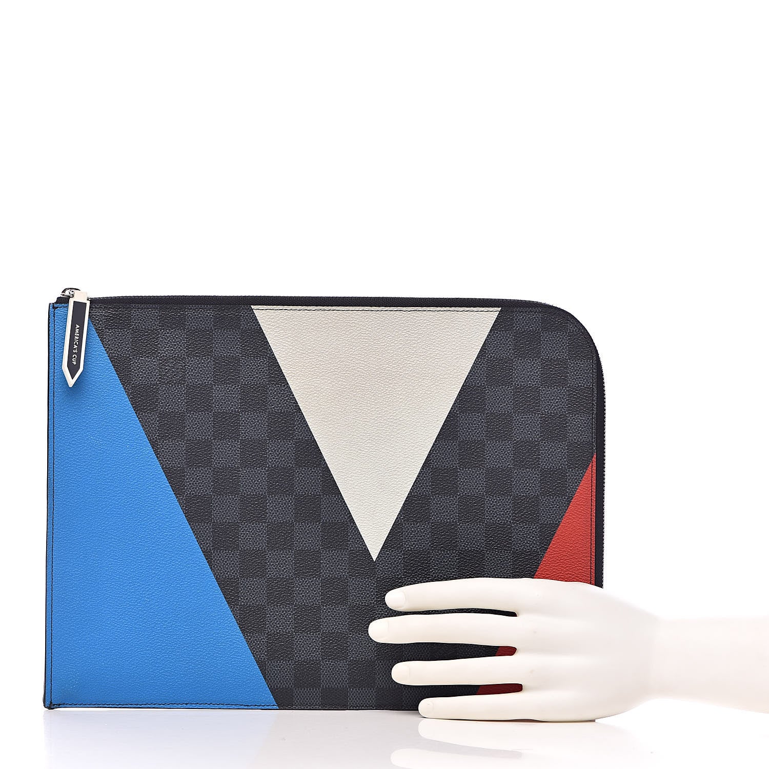 Louis Vuitton Damier Cobalt America's Cup Regatta Poche Documents Portfolio Case 2 of 7