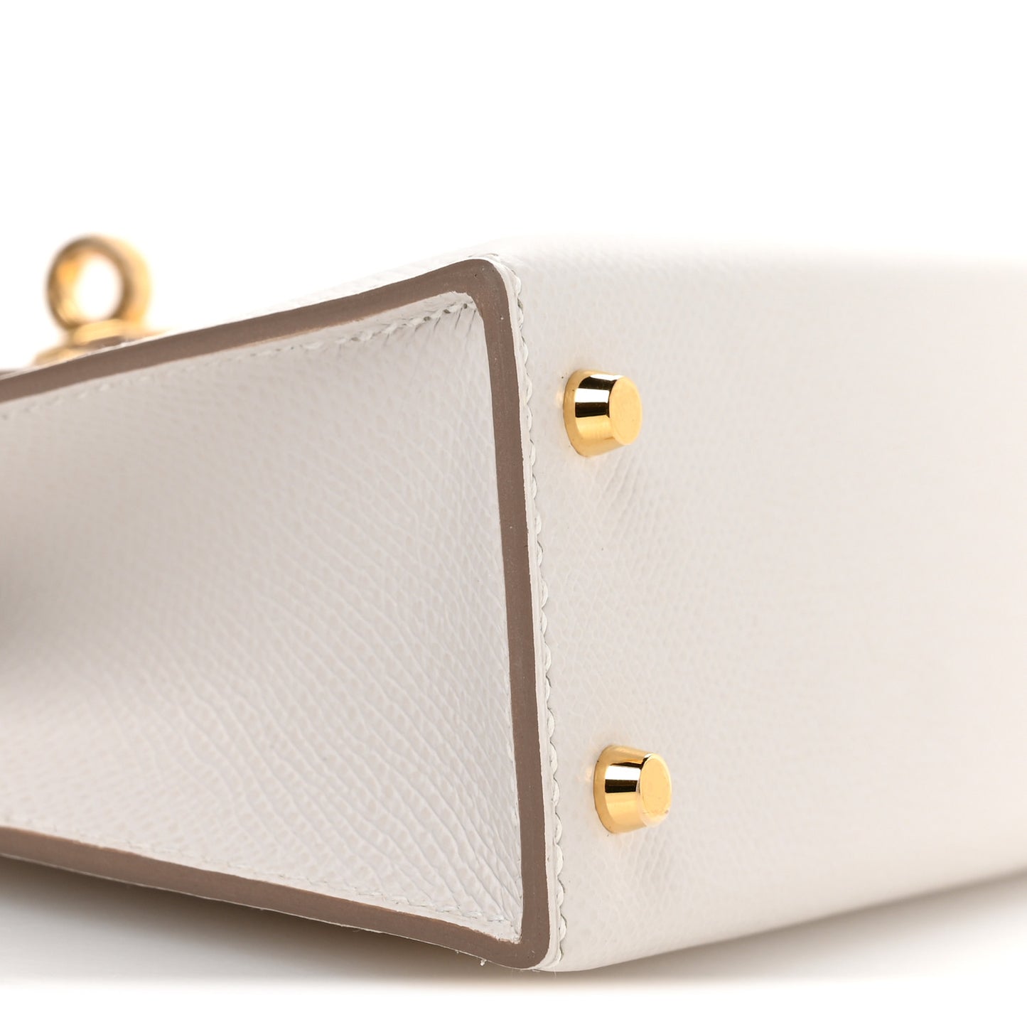 Epsom Mini Kelly Sellier 20 Gris Pale
