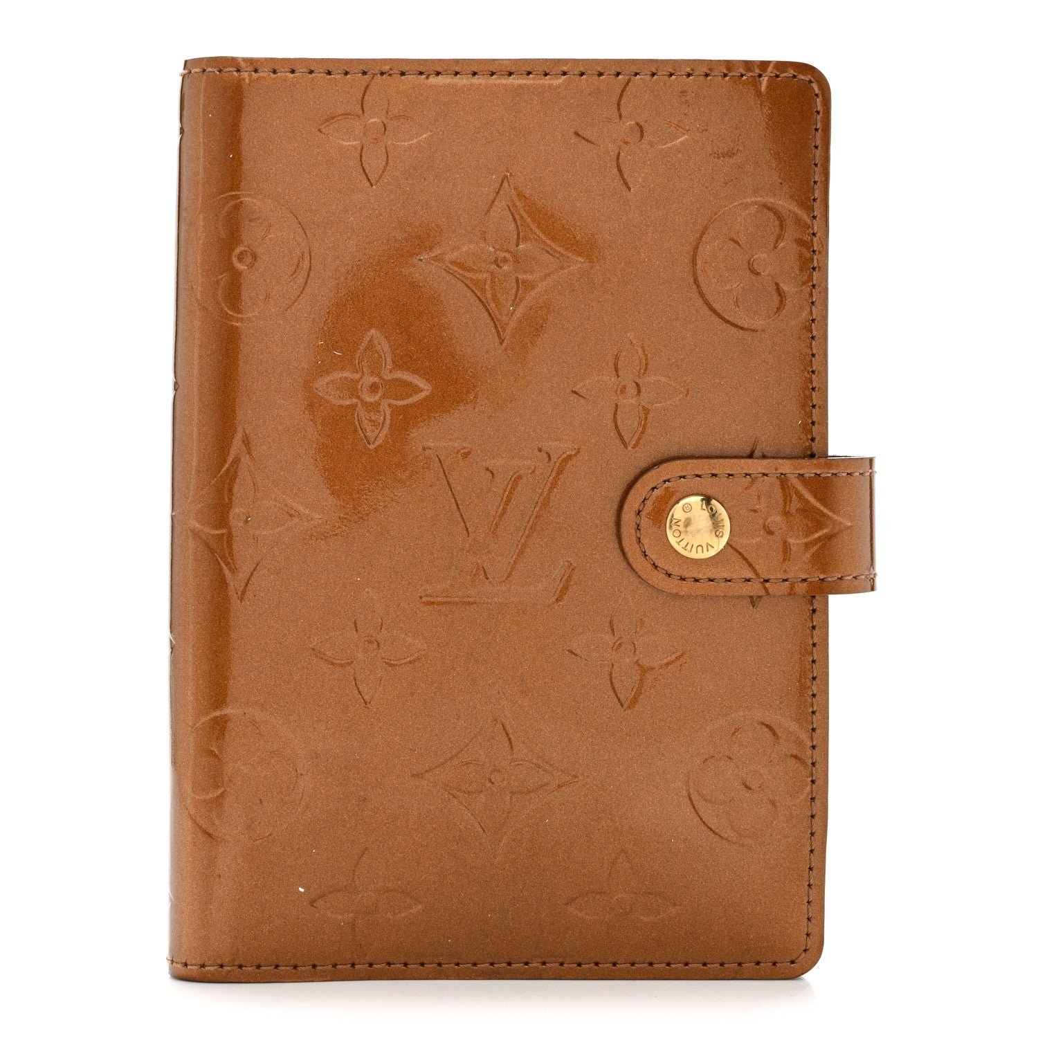 Louis Vuitton Vernis Small Ring Agenda Cover Bronze 1 of 7