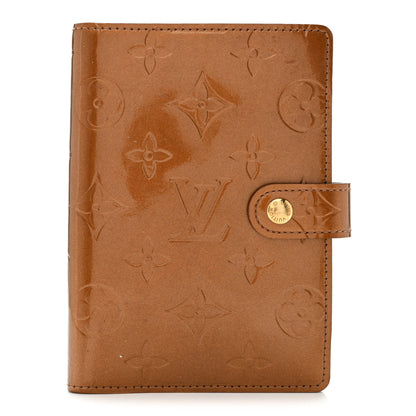 Louis Vuitton Vernis Small Ring Agenda Cover Bronze 1 of 7