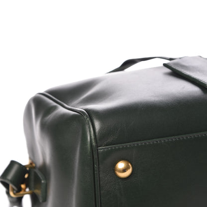 Saint Laurent Calfskin Classic Duffle 6 Green 8 of 11