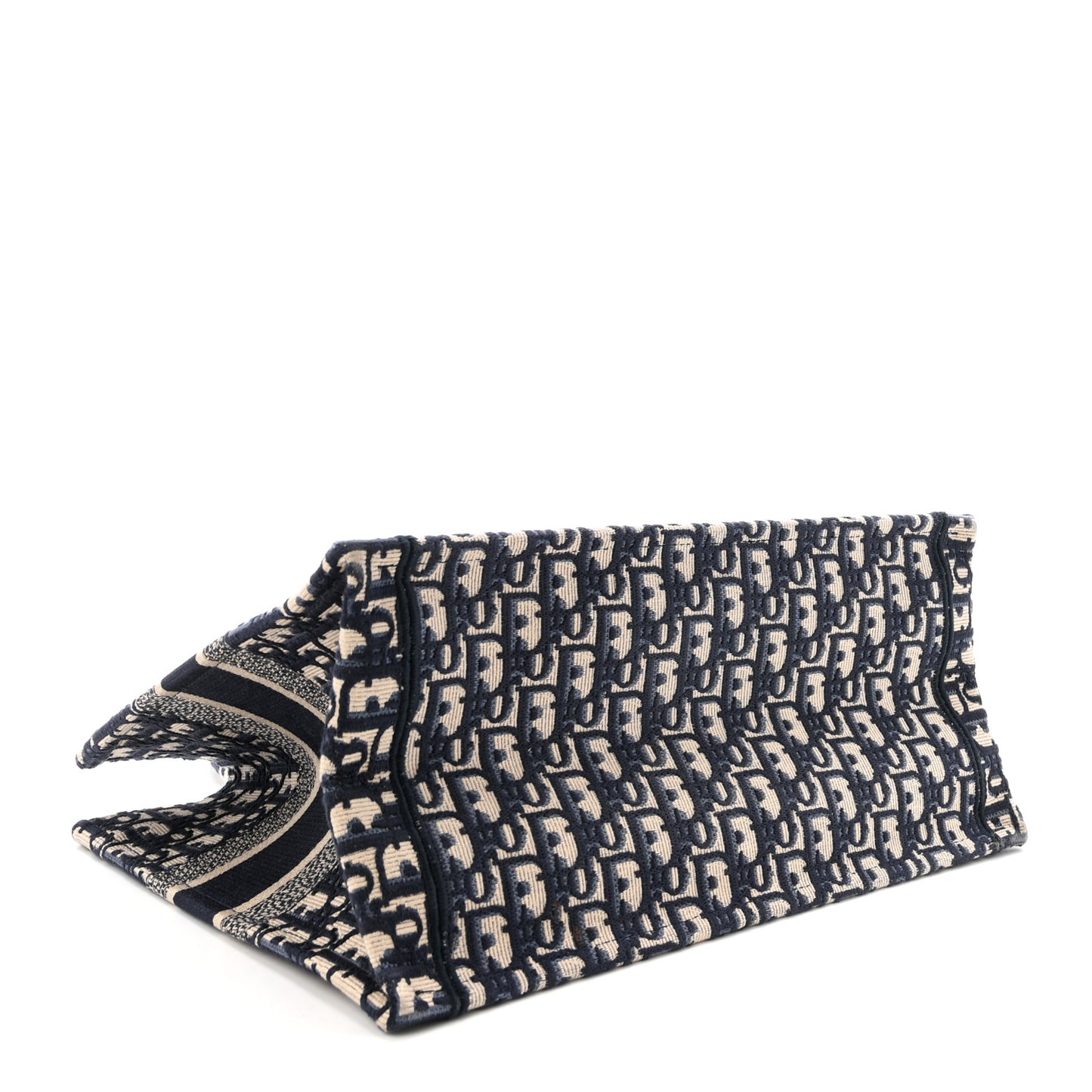 Oblique Medium Book Tote Blue Multicolor