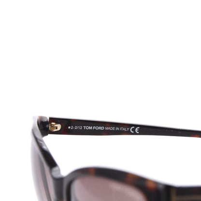 Tom Ford Carli Oversize Square Cateye Sunglasses TF295 Havana Brown 5 of 8