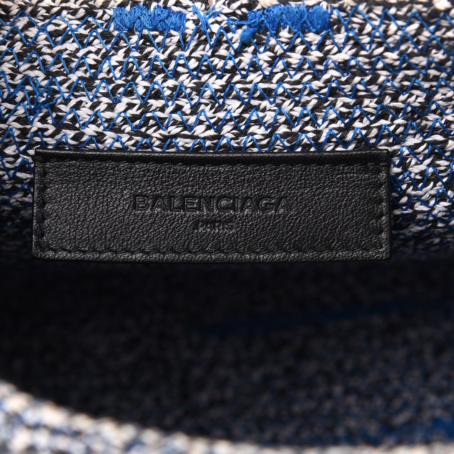 Tweed Toggle Convertible Tote Bleu