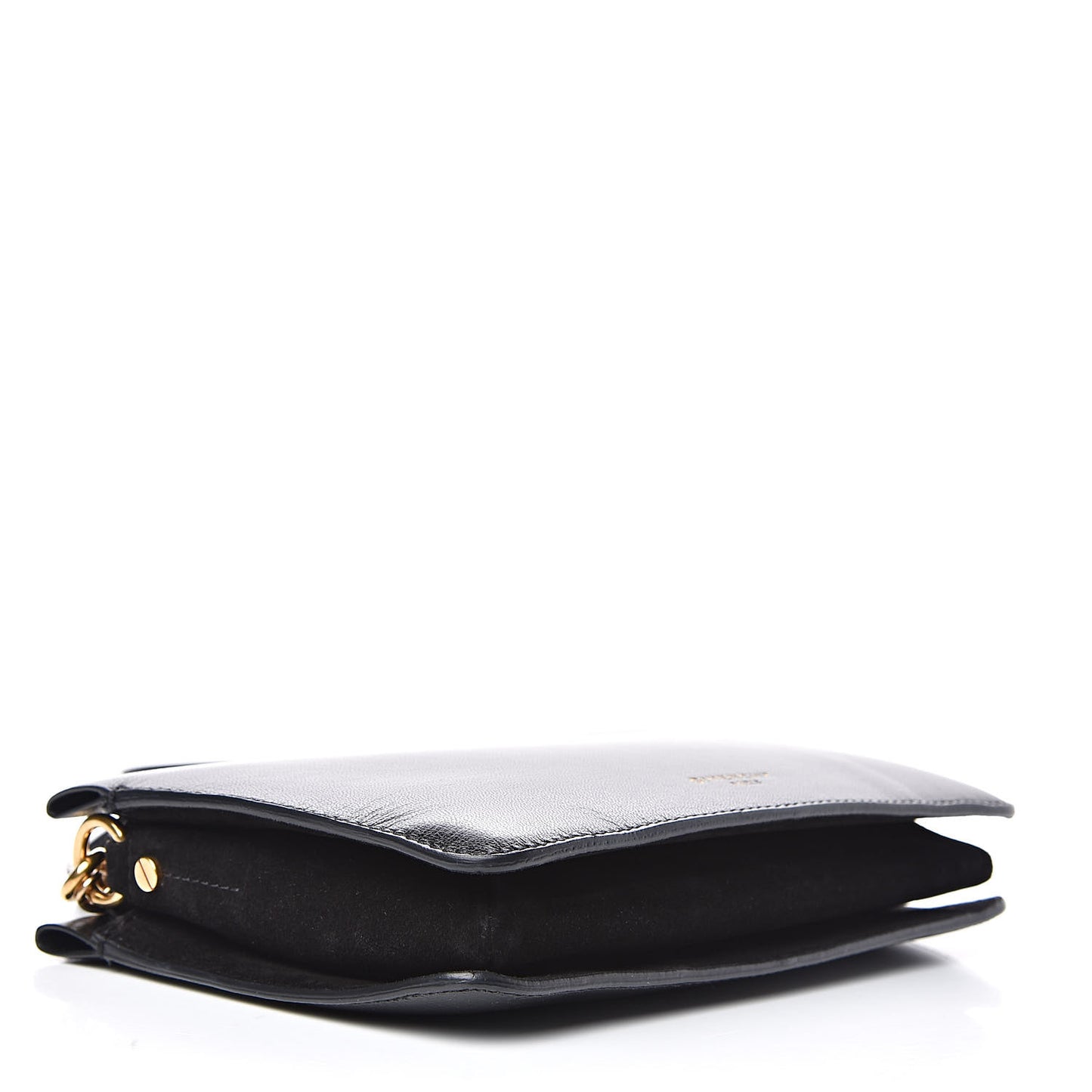 Textured Calfskin Cross 3 Crossbody Bag Black