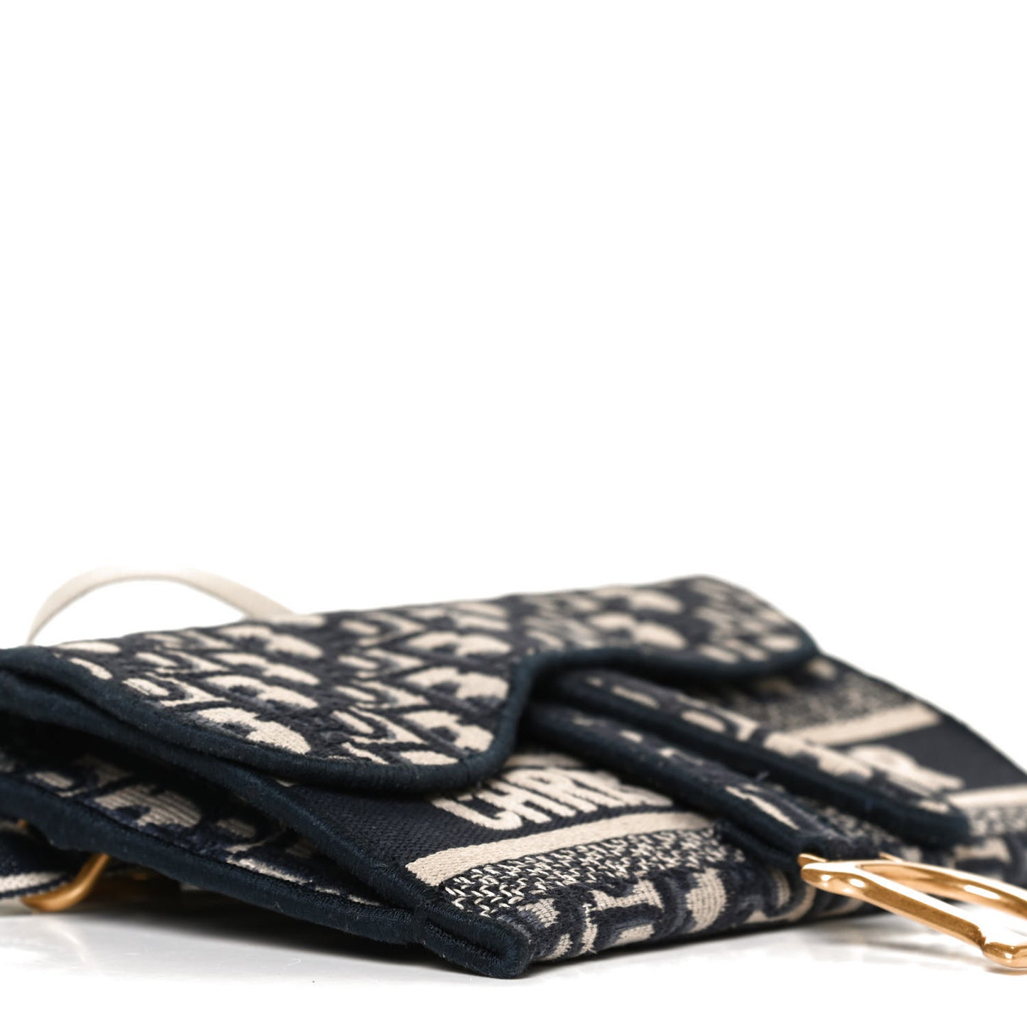 Oblique Slim Saddle Pouch Blue