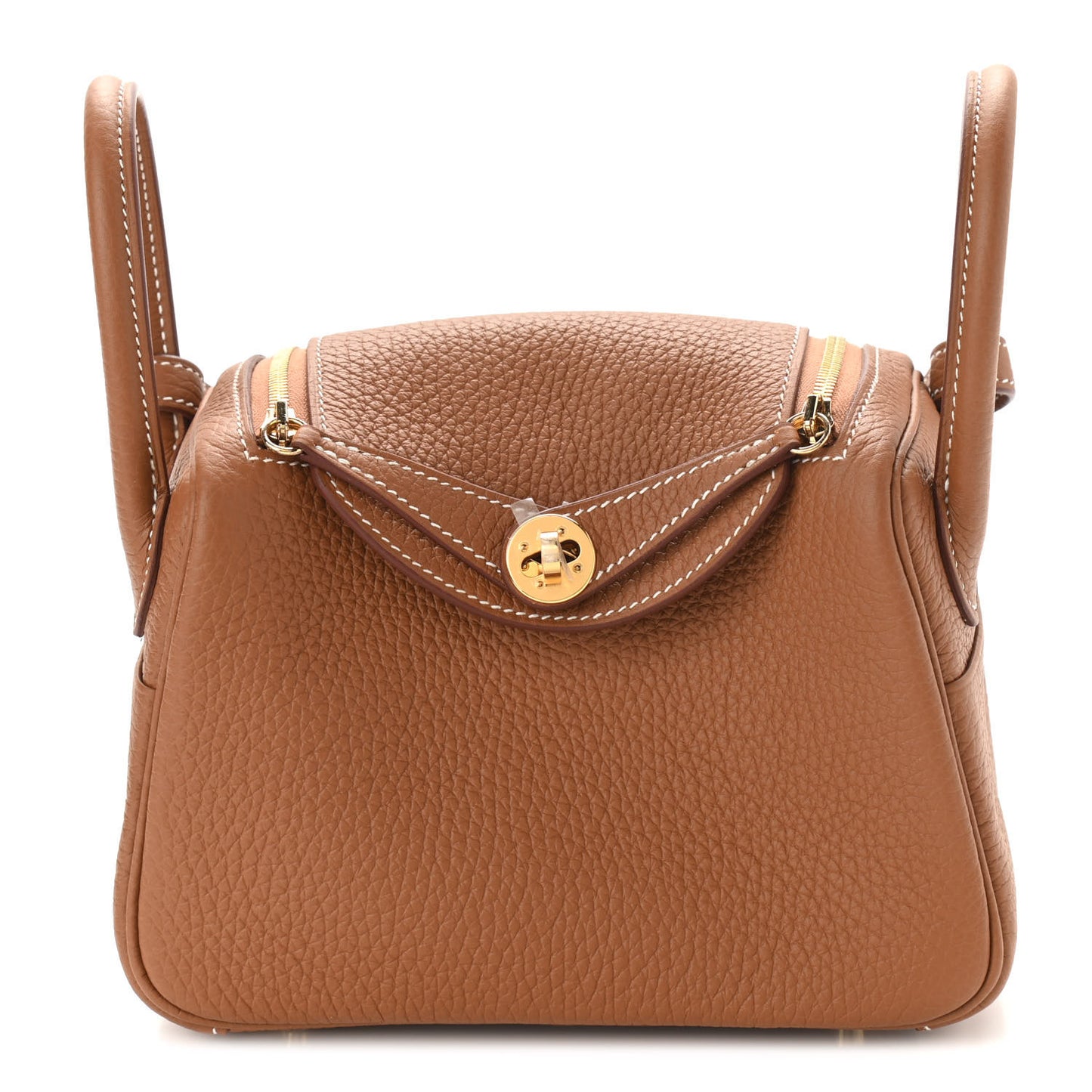 Taurillon Clemence Mini Lindy 20 Gold