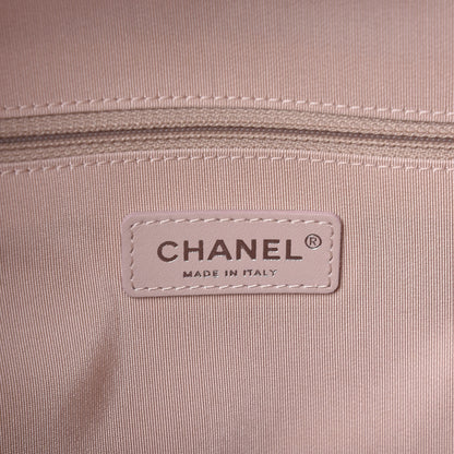 Chanel Lambskin Tweed Quilted Elegant Trim Backpack Pink 7 of 9