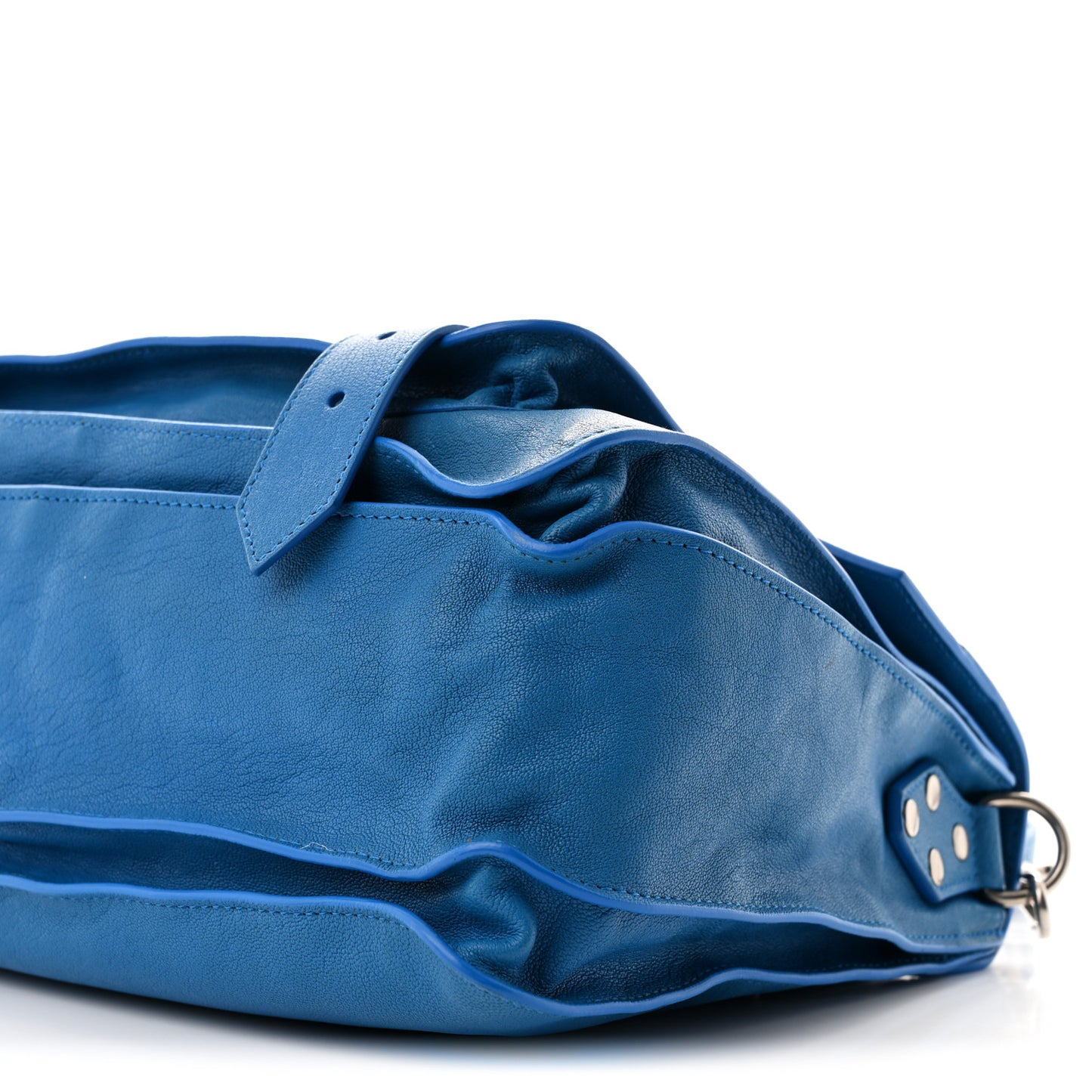 Lambskin Medium PS1 Satchel Sea Blue