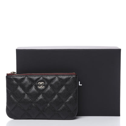 Chanel Caviar Quilted Small Cosmetic Case Black 8 of 8