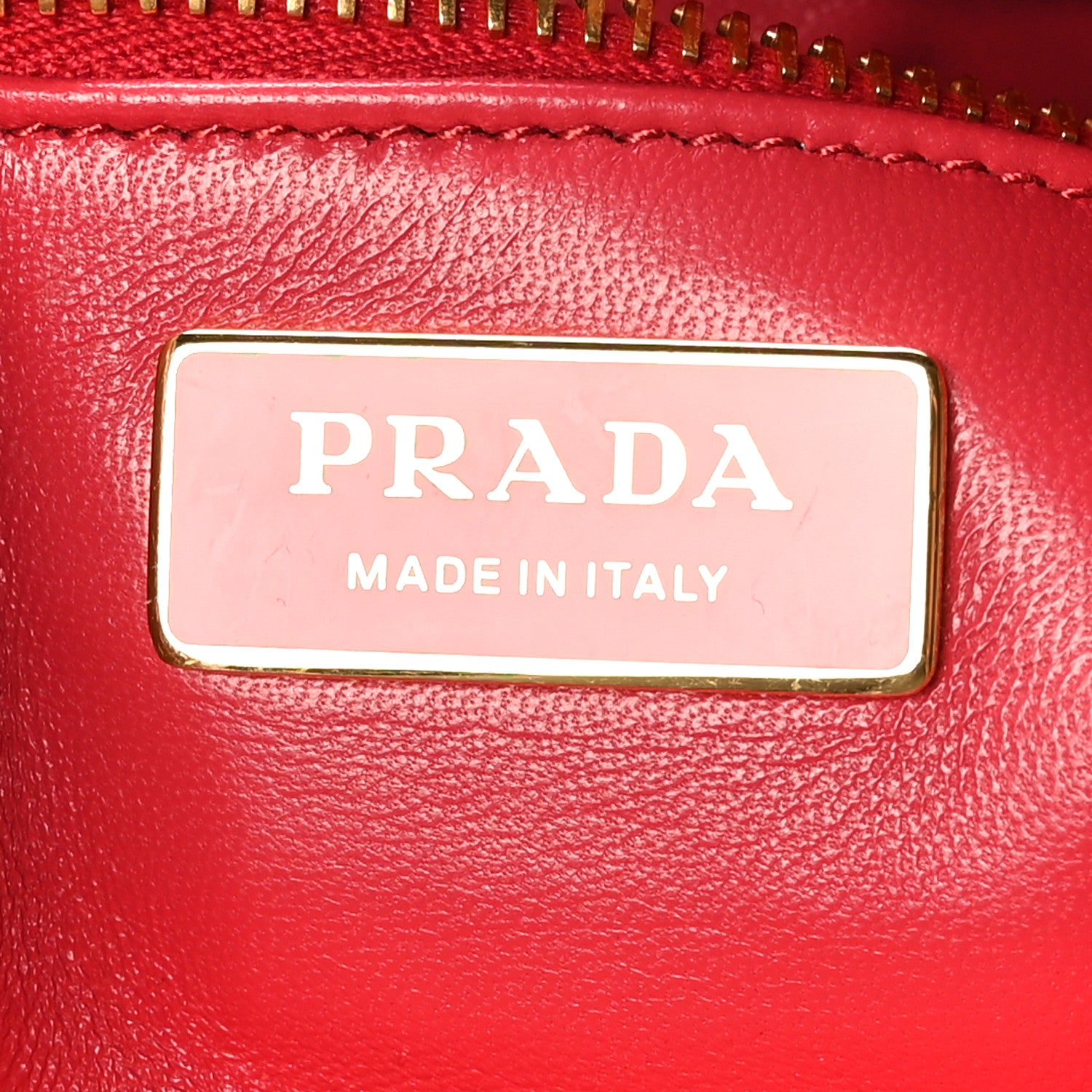 Prada X ALEX DA CORTE Saffiano Special Edition Small Galleria Double Zip Tote Rame Fragola 7 of 10