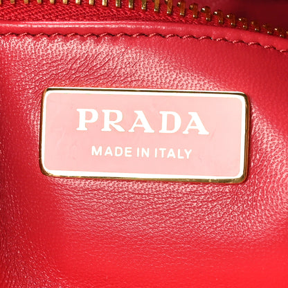 Prada X ALEX DA CORTE Saffiano Special Edition Small Galleria Double Zip Tote Rame Fragola 7 of 10