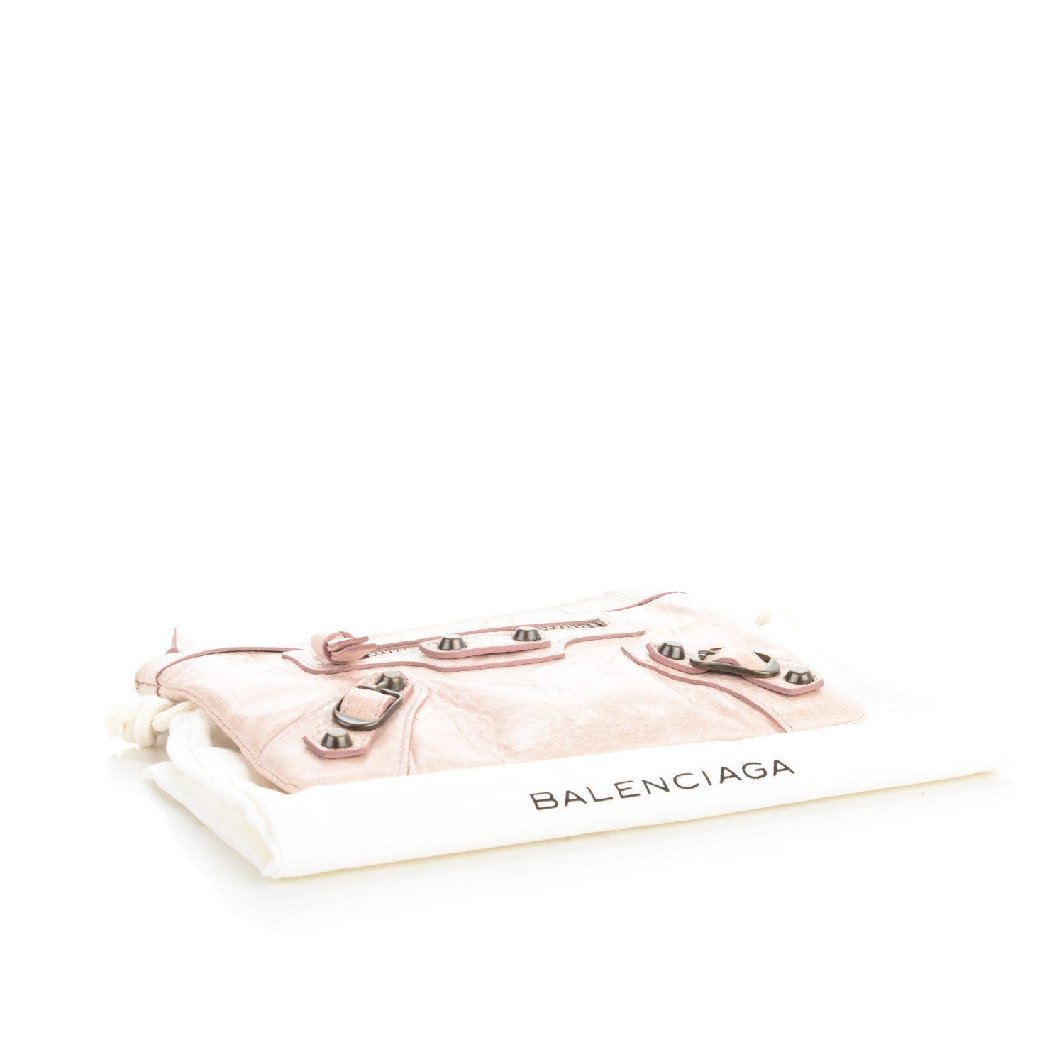 Balenciaga Chevre Classic Hardware M Porte-Monnaie Coin Purse Pale Rose 4 of 7