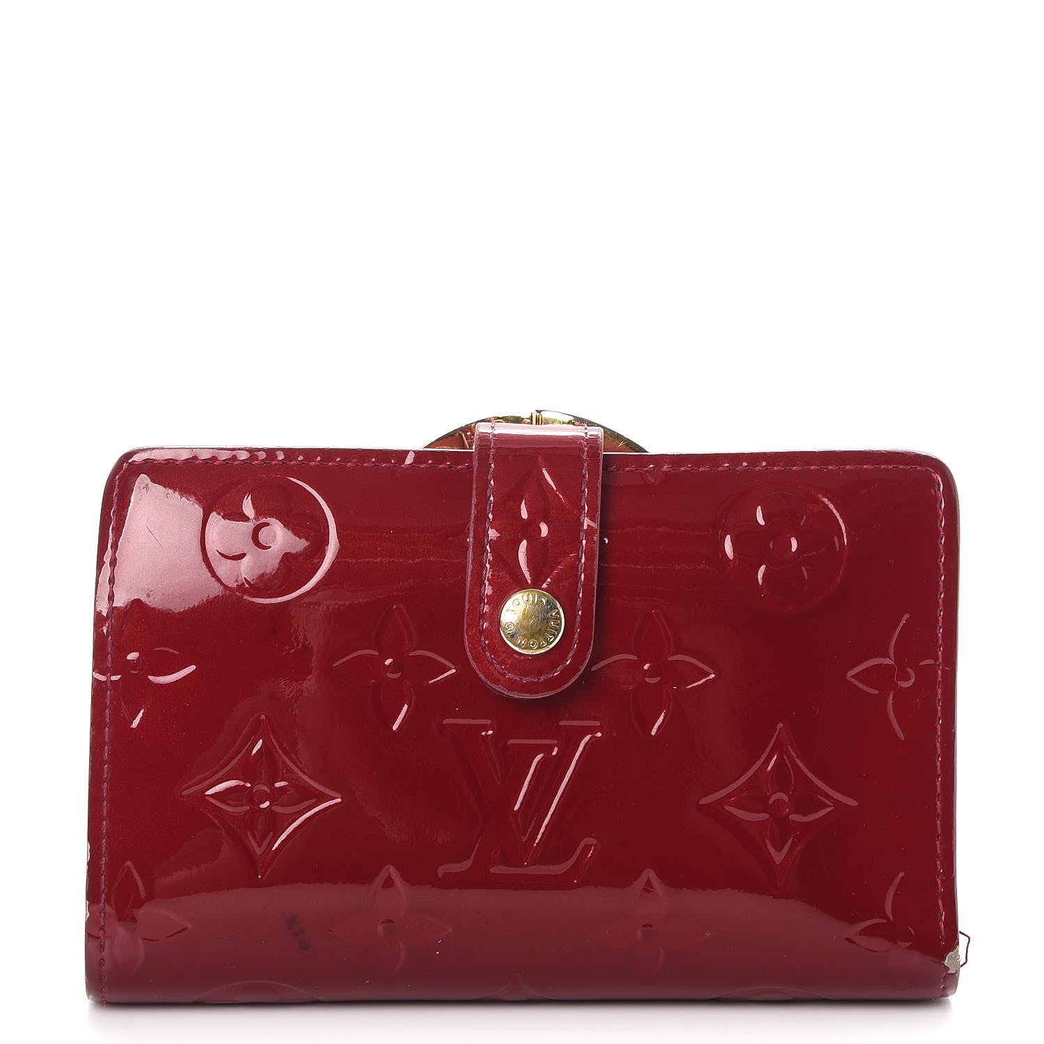 Louis Vuitton Vernis French Purse Wallet Pomme D'Amour 1 of 20