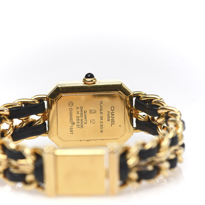 Chanel Stainless Steel Lambskin 20mm Chain Premiere Quartz Watch Gold M 5 of 6