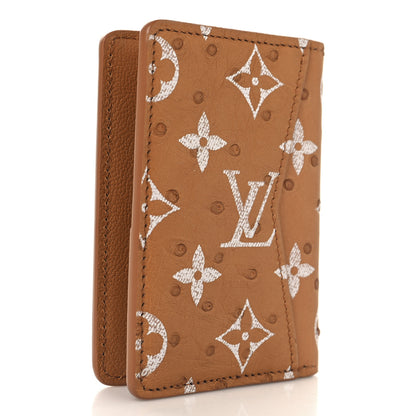 Louis Vuitton Ostrich Monogram Pocket Organizer NM 3 of 6