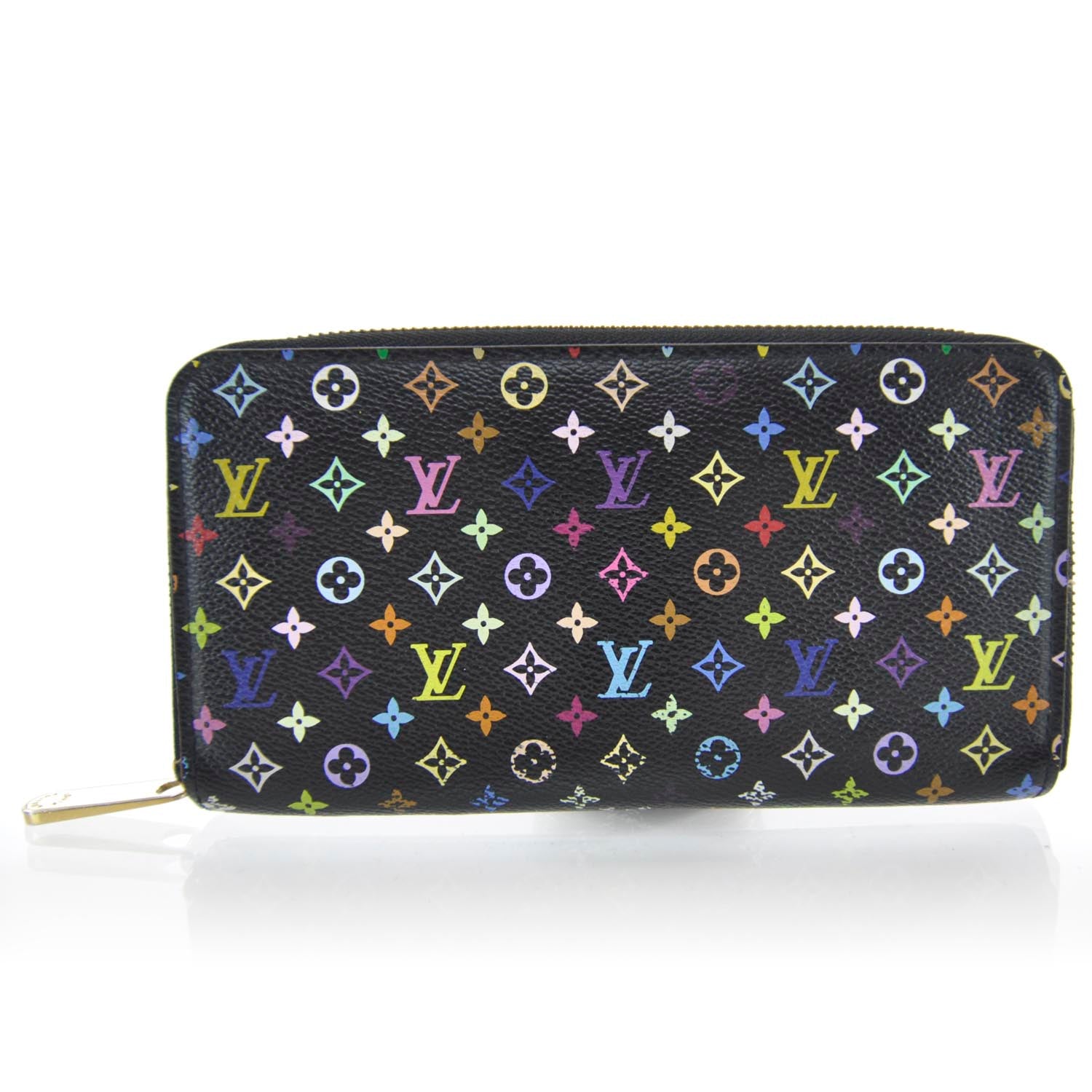 Louis Vuitton Monogram Multicolor Zippy Wallet Black 1 of 7