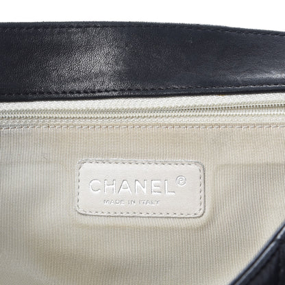Chanel Washed Lambskin Quilted Maxi Chain Around Flap Black 6 of 8