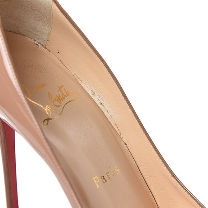Christian Louboutin Patent Decollete 554 100 Pumps 35.5 Nude 11 of 17