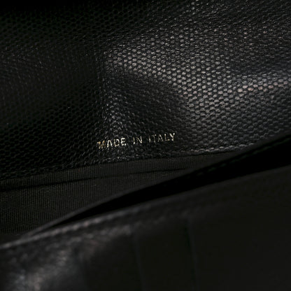 Chanel Grained Calfskin CC Button Yen Wallet Black 7 of 8