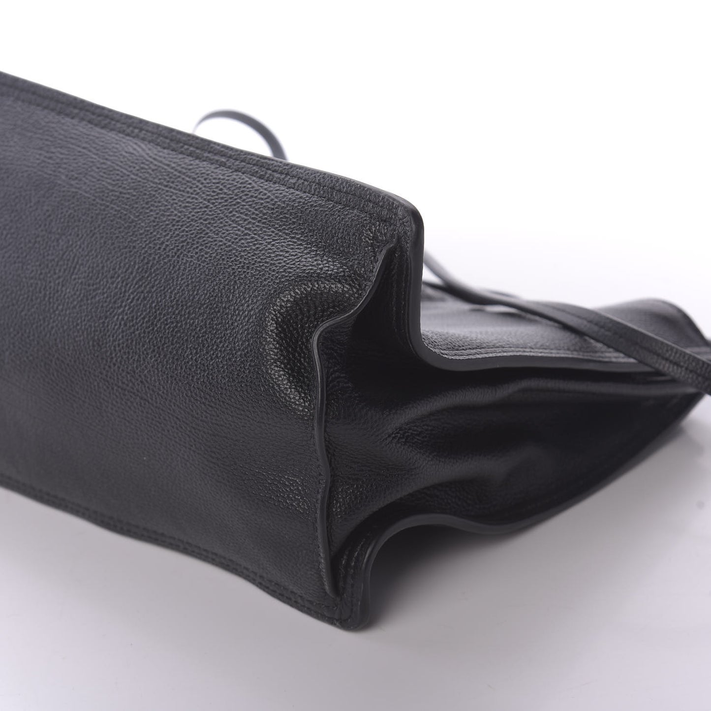 Glace Calf Etiquette Tote Black Astrale