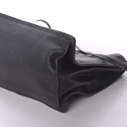 Prada Glace Calf Etiquette Tote Black Astrale 8 of 10