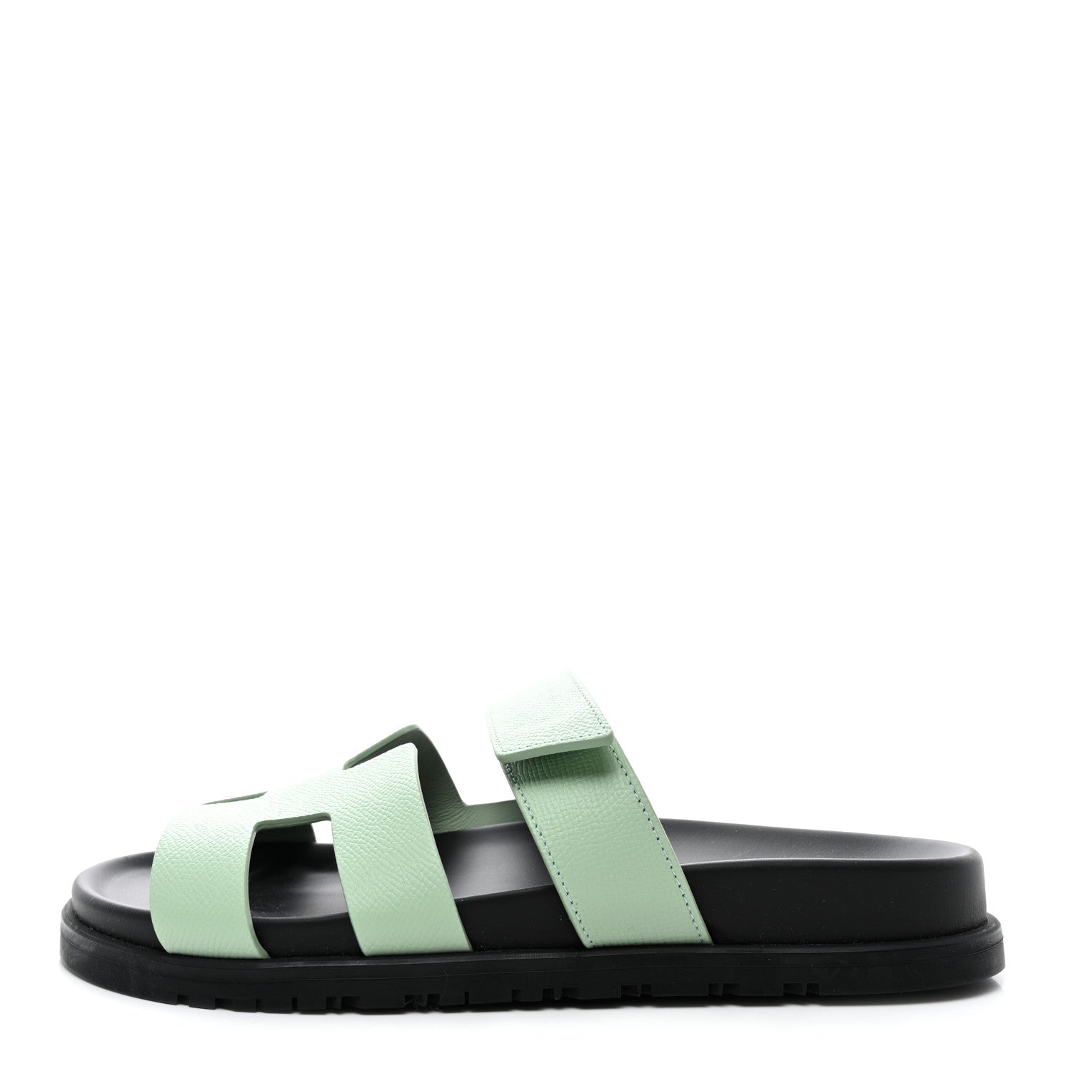 Hermes Epsom Womens Chypre Sandals 39 Vert Jade 1 of 8