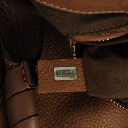 Chloe Calfskin Large New Marcie Tote Nut 8 of 8