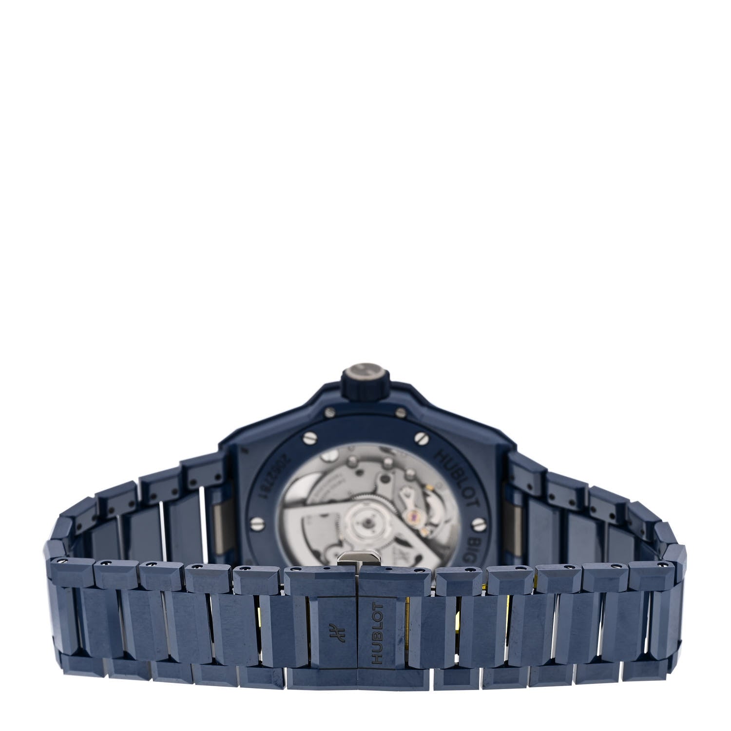 Hublot Ceramic 38mm Big Bang Integrated Time Only Automatic Watch Blue 457.EX.7170.EX 3 of 5