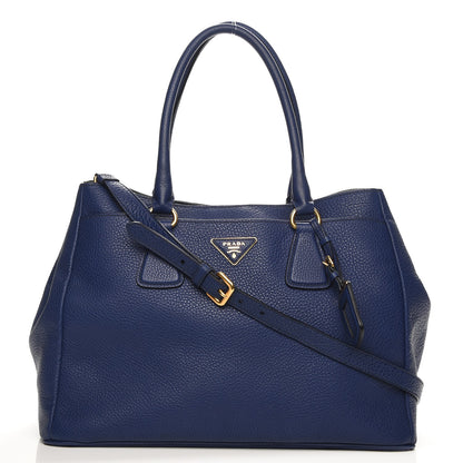 Prada Vitello Daino Shopping Tote Inchiostro 1 of 9