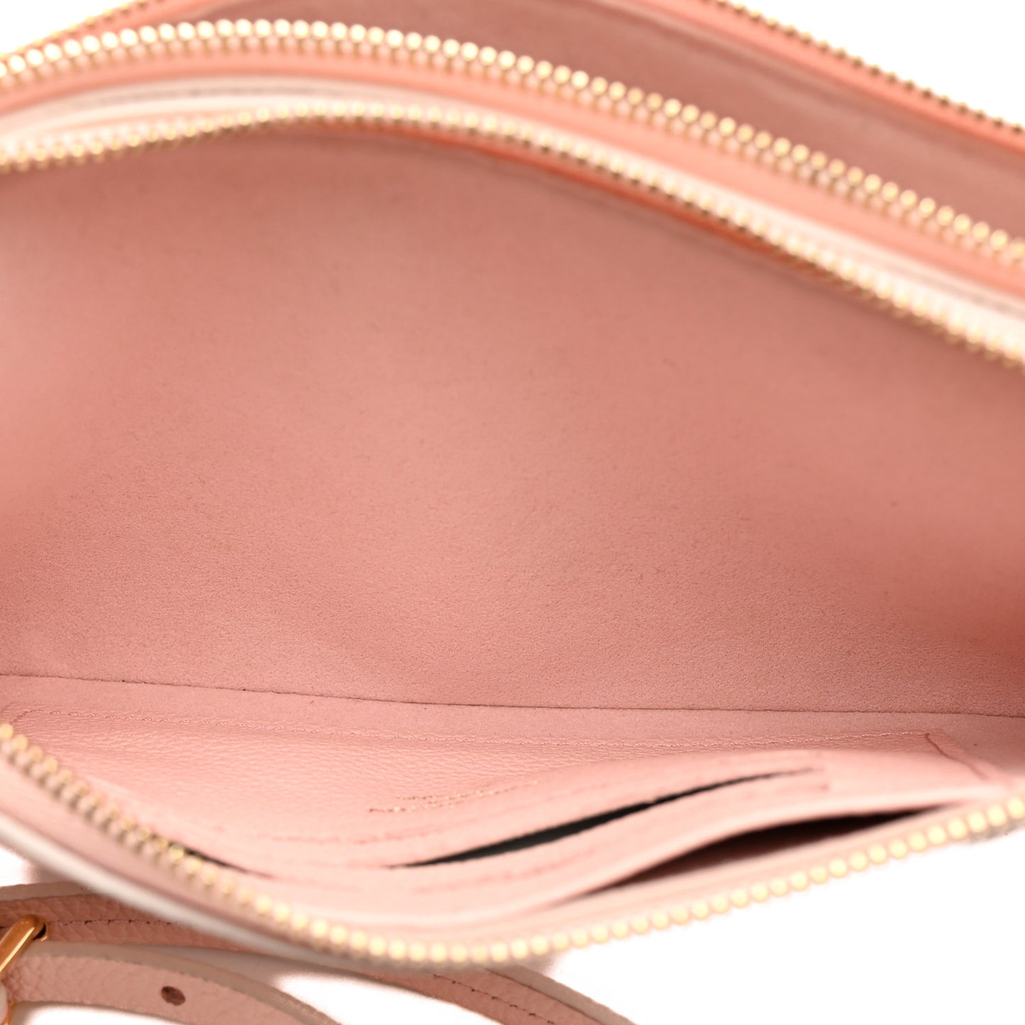 Empreinte Monogram Double Zip Pochette Rose