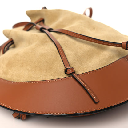 Loewe Suede Nappa Small Horseshoe Bag Beige Tan 7 of 8