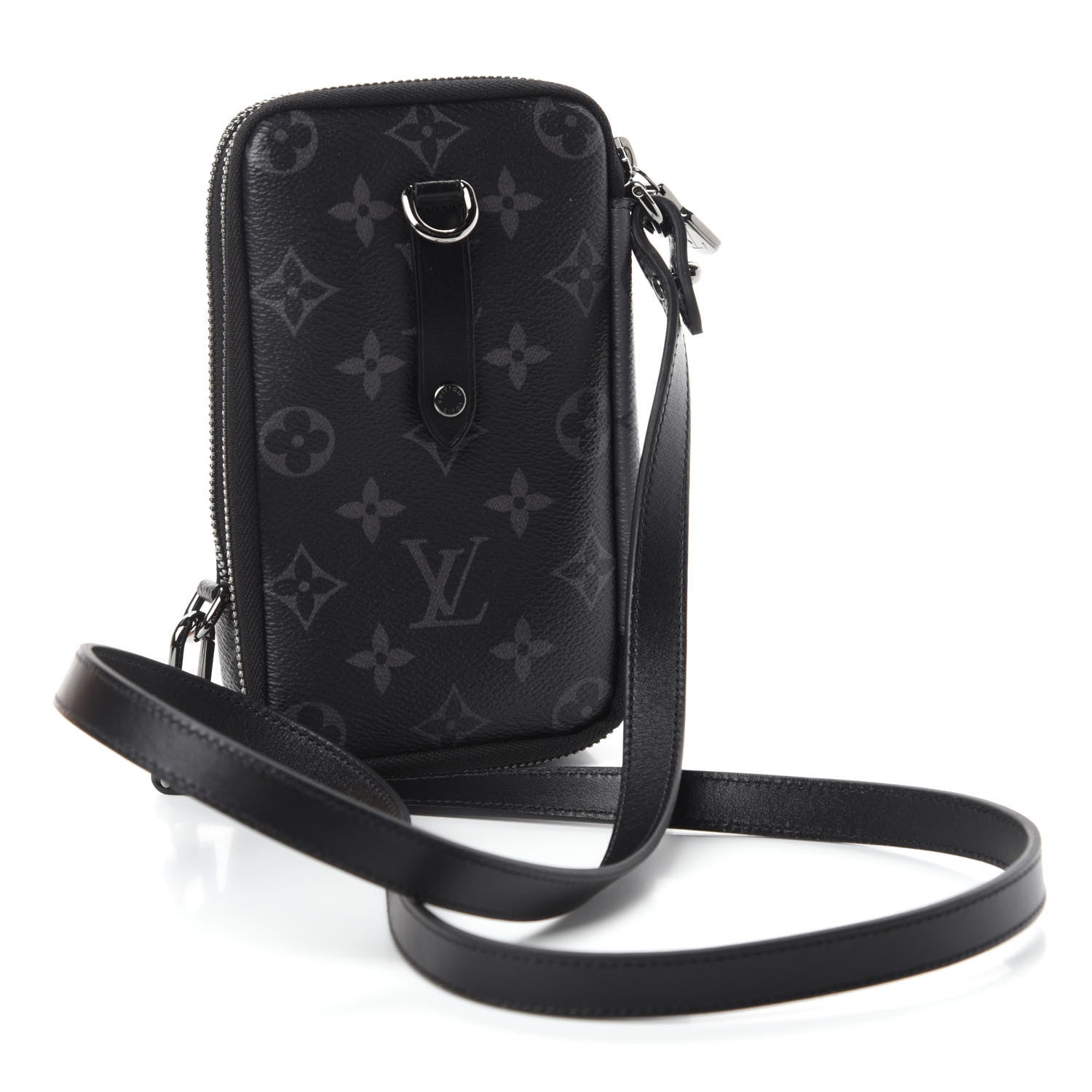 Louis Vuitton Monogram Eclipse Reverse Double Phone Pouch 3 of 11