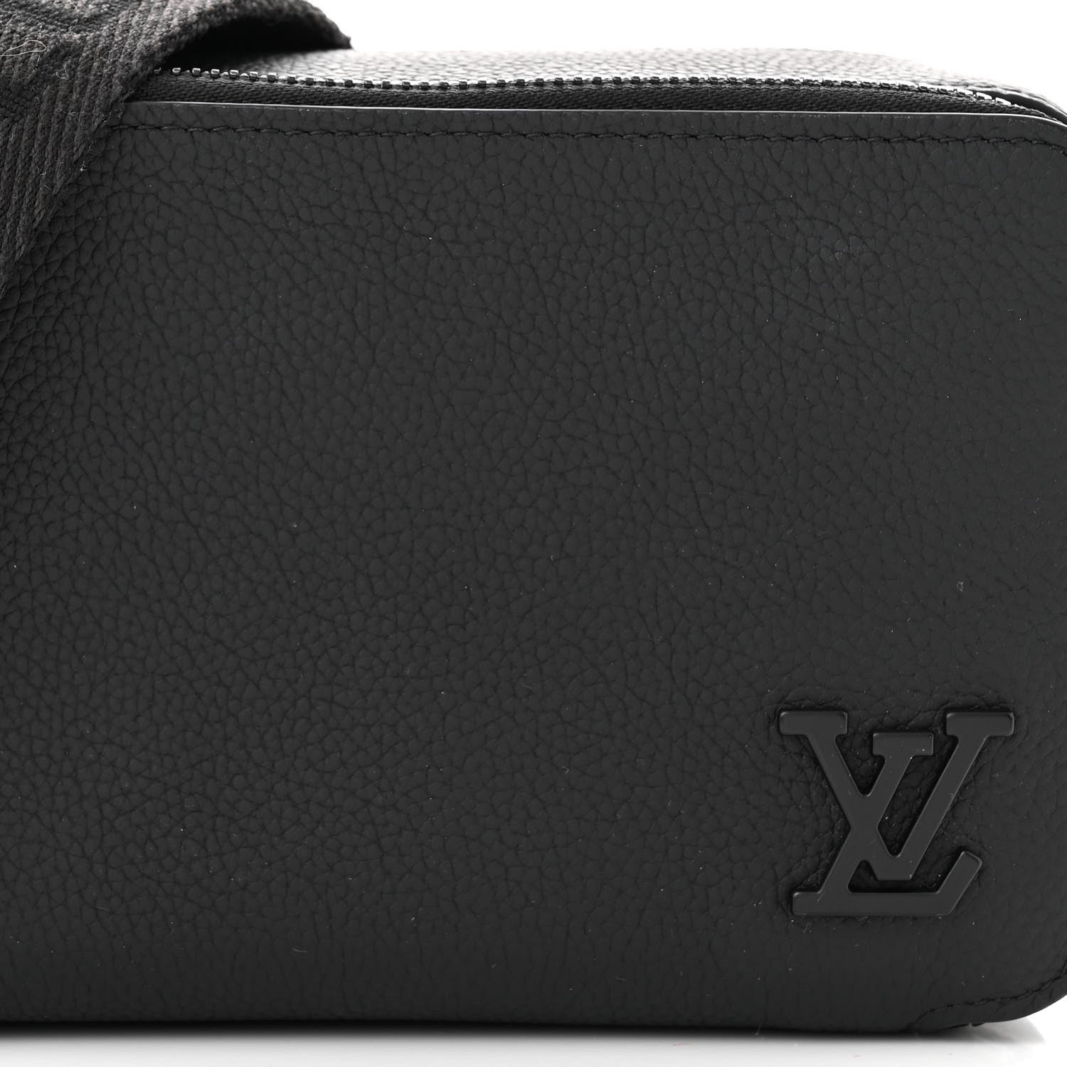 Louis Vuitton Calfskin Aerogram Alpha Wearable Wallet Black 8 of 11