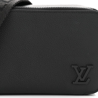 Louis Vuitton Calfskin Aerogram Alpha Wearable Wallet Black 8 of 11