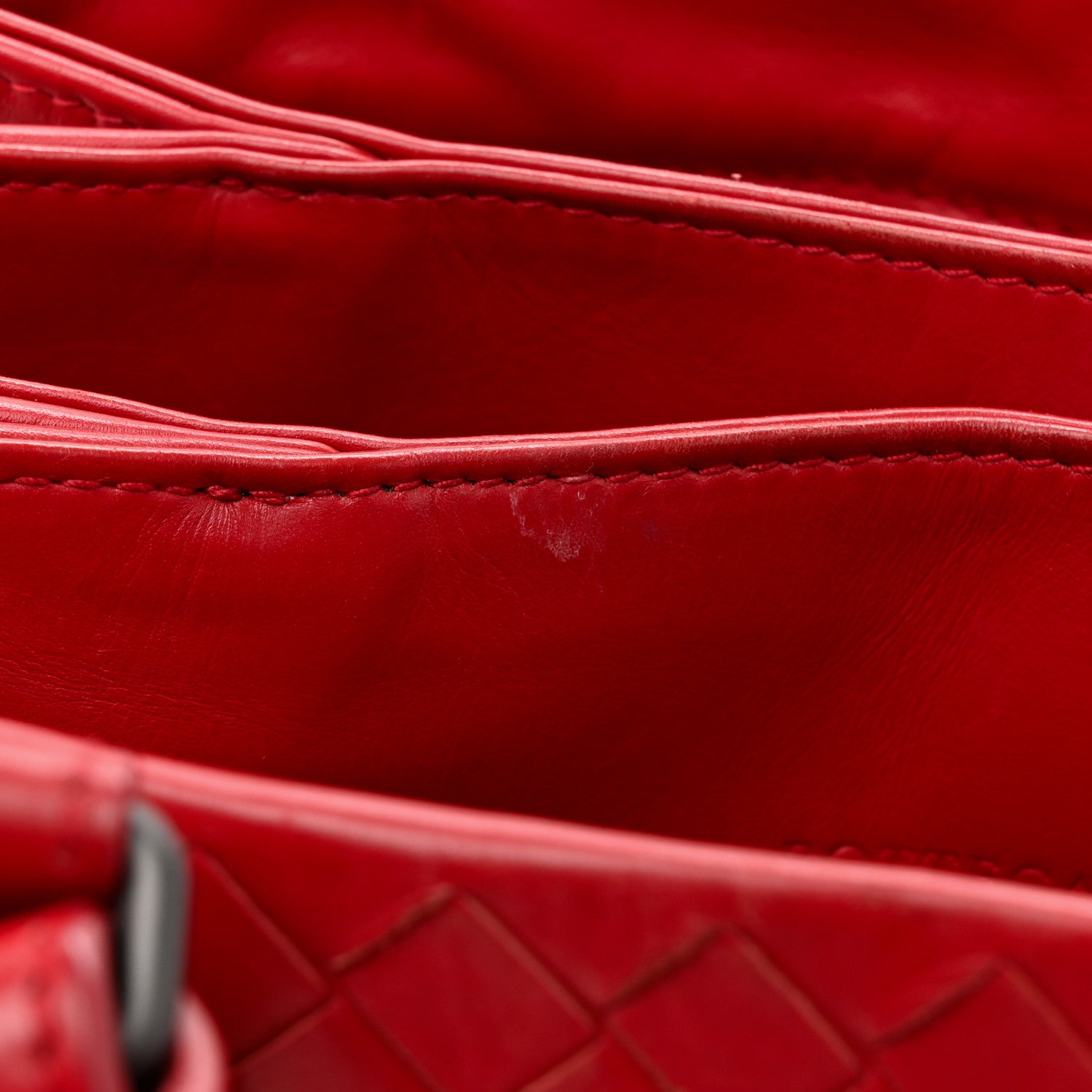 Bottega Veneta Nappa Intrecciato Small Roma Tote Red 12 of 17