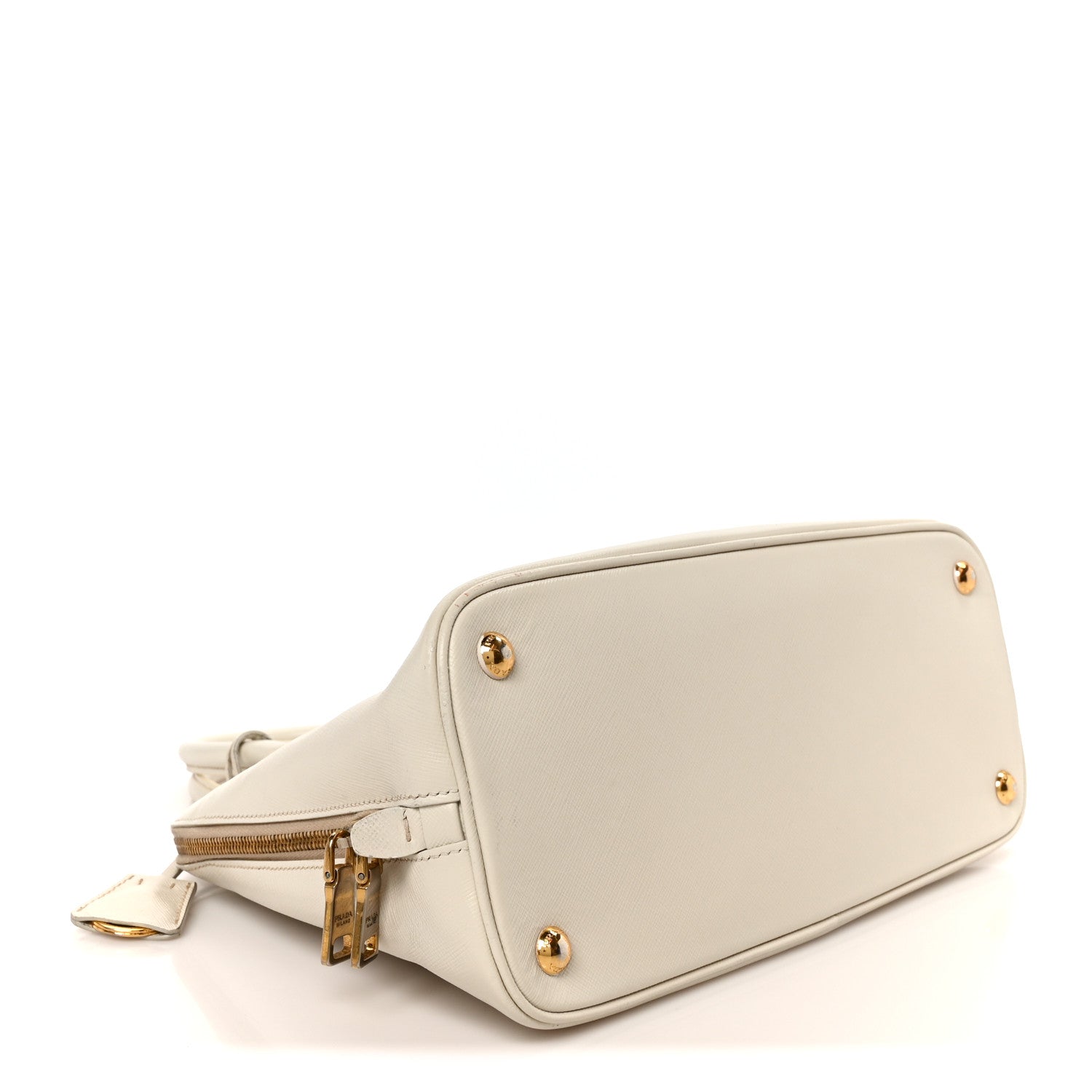 Prada Saffiano Lux Medium Promenade Tote Talco 4 of 10