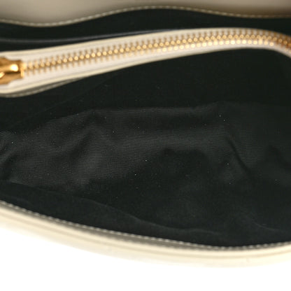 Saint Laurent Calfskin Y Quilted Monogram Small Loulou Chain Satchel Crema Soft 5 of 10