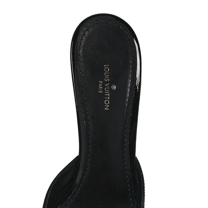 Louis Vuitton Patent Insider Mules 38 Black 5 of 10