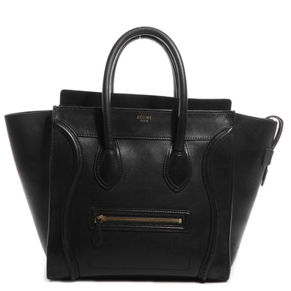 Celine Smooth Calfskin Mini Luggage Black 1 of 9