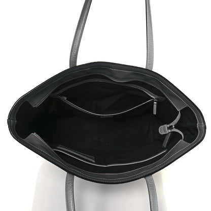 MCM Metallic Visetos Medium Anya Shopper Tote Silver 5 of 13