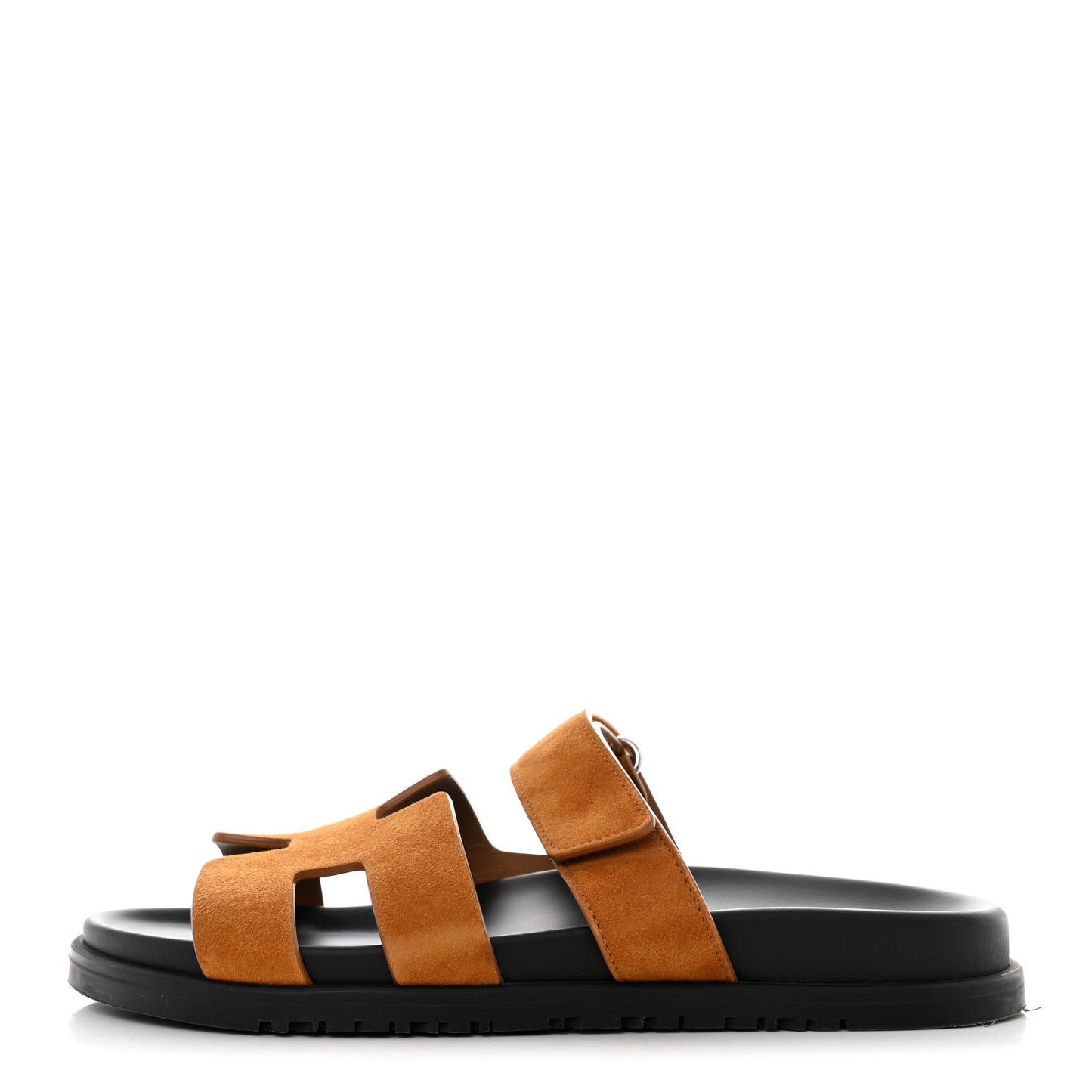 Suede Goatskin Womens Chypre Sandals 38 Naturel