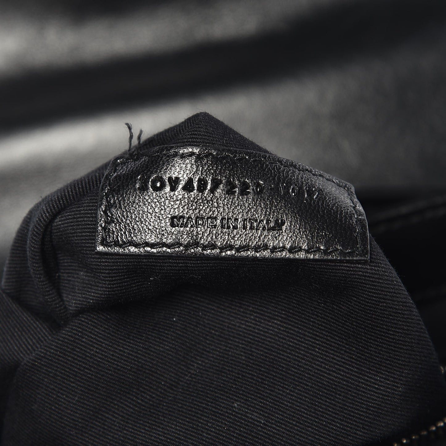 Calfskin Y Quilted Monogram Small Loulou Backpack Black