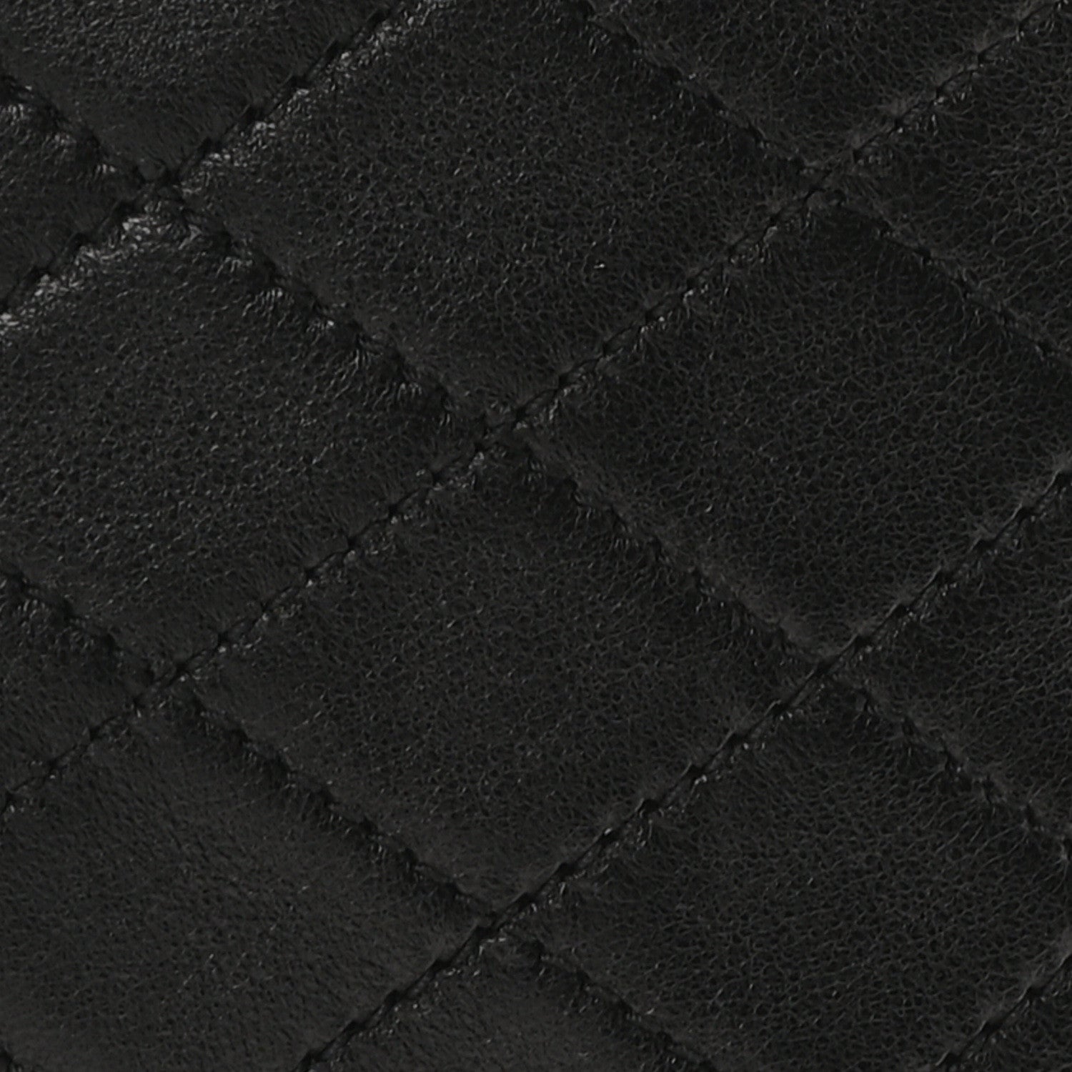 Saint Laurent Lambskin Quilted Gaby Cosmetic Pouch Black 8 of 10