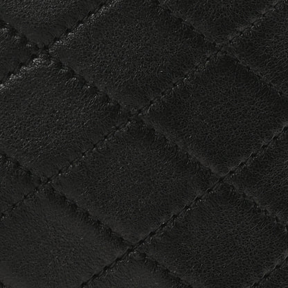 Saint Laurent Lambskin Quilted Gaby Cosmetic Pouch Black 8 of 10