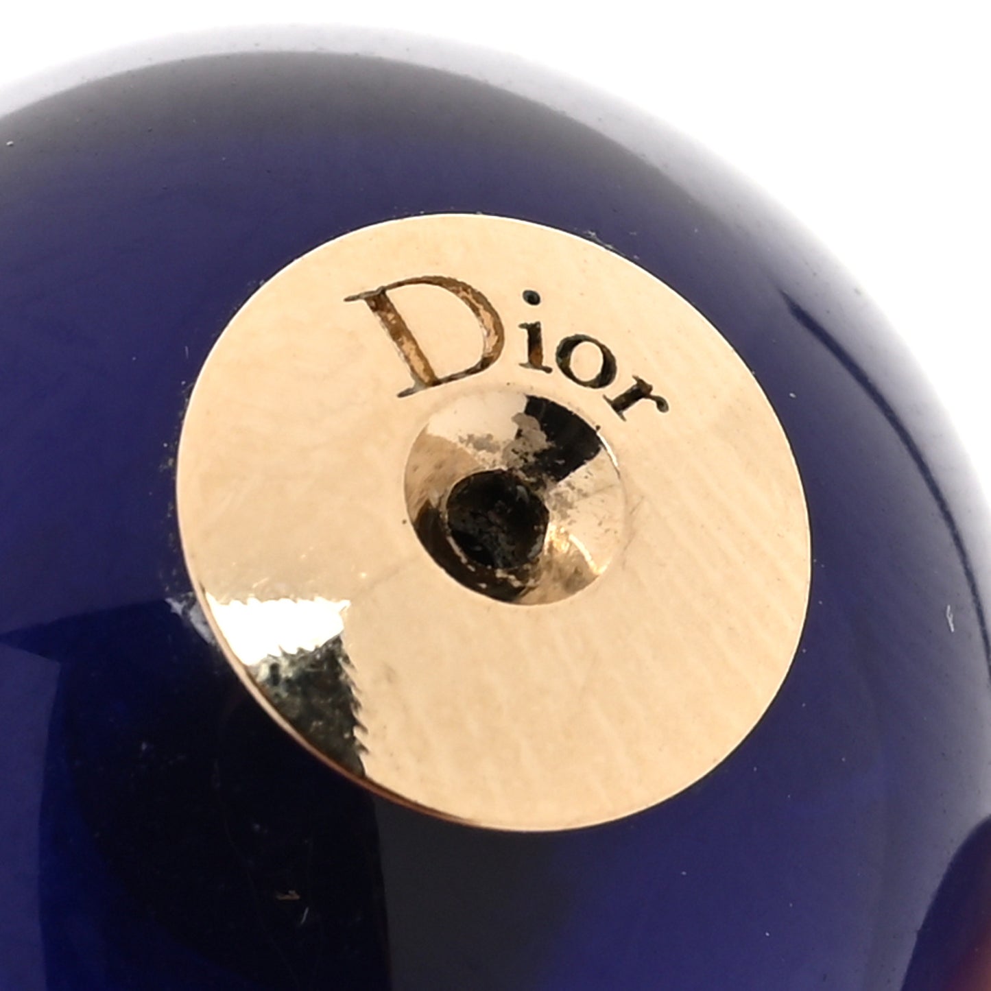 Mise En Dior Tribal Earrings Navy